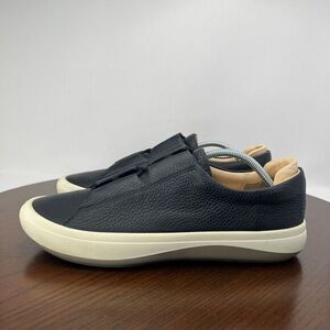 Ecco Kinhin Shoes Women's 40 /‎ 9-9.5 Black Leather Athletic Lace-Up Sneakers